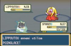 une photo d'Ã©cran de Pokemon Vert Feuille sur Nintendo Game Boy Advance
